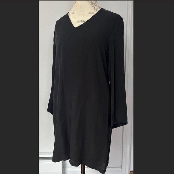 Black Silk Theory Dress - Picture 3 of 9